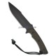Нож Horkos Black Blade, Green Micarta, Multicamo Sheath Spartan Blades SB/4BKGRNLMCR